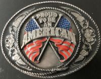 Proud to be an American Gürtelschnalle Harley Indian Biker Buell Bayern - Deiningen Vorschau