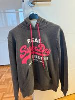 Super Dry Pullover Hoodie, grau Gr. S Nordrhein-Westfalen - Schwelm Vorschau