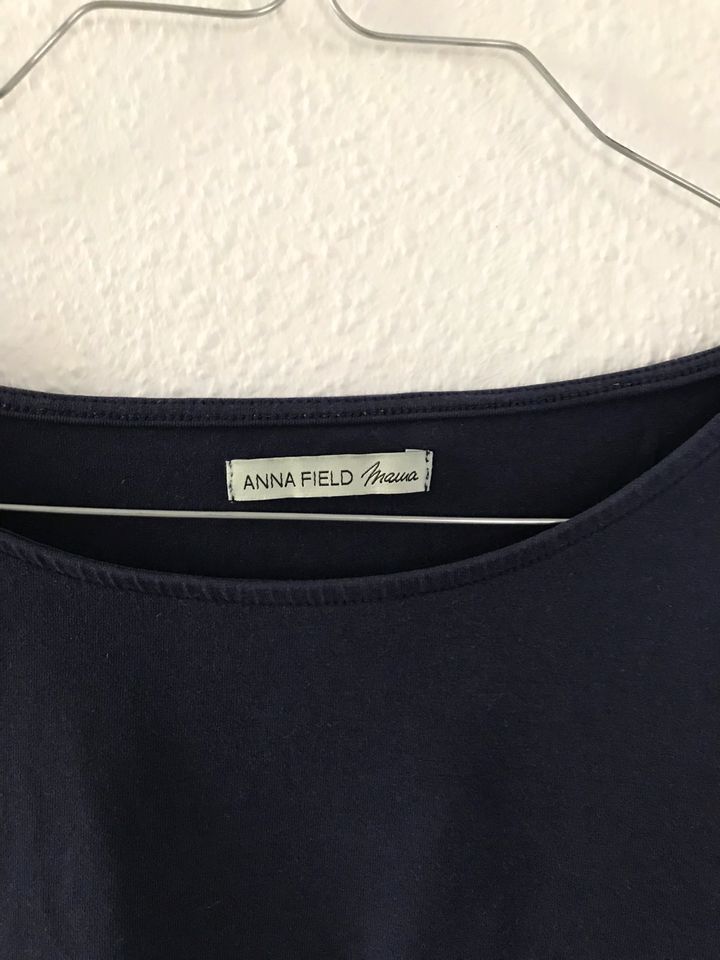 Umstandsshirt Größe M-L dunkelblau von Anna Field in Weyhe