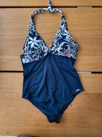 Badeanzug Seaside Beachwear von TCM Tchibo Gr. 42 blau gemustert Nordrhein-Westfalen - Verl Vorschau