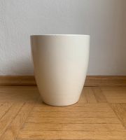 Blumentopf Übertopf Keramik creme-weiß 13,5 x 15 cm München - Au-Haidhausen Vorschau