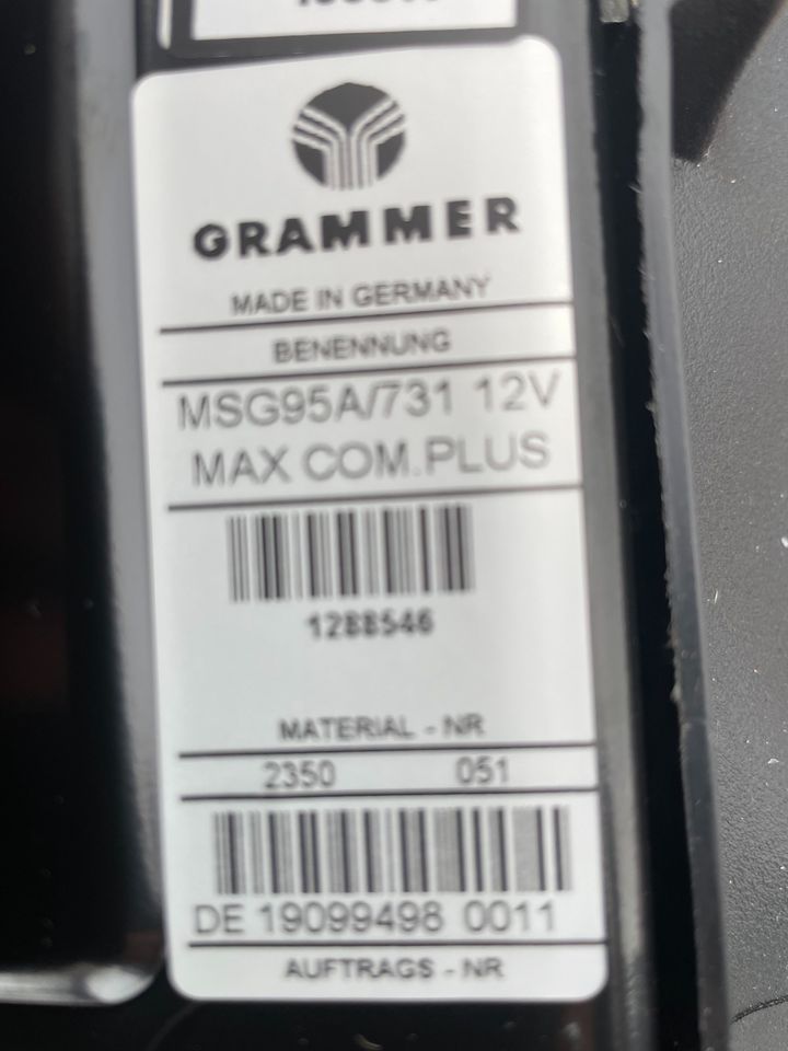 Grammer MAXIMO Comfort Plus, neu, günstig in Ganderkesee