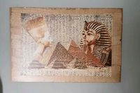 großes Bild Papyrus Ägypten 93x61 mit Rahmen Sachsen - Werdau Vorschau