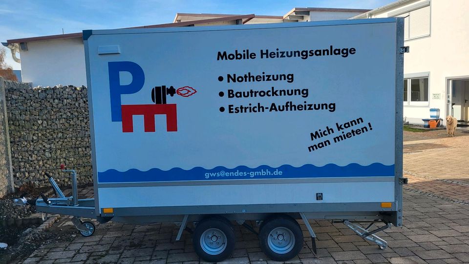 Heizmobil Estrichtrocknung Bauheizung Notheizung Heizmobil in Bad Wurzach