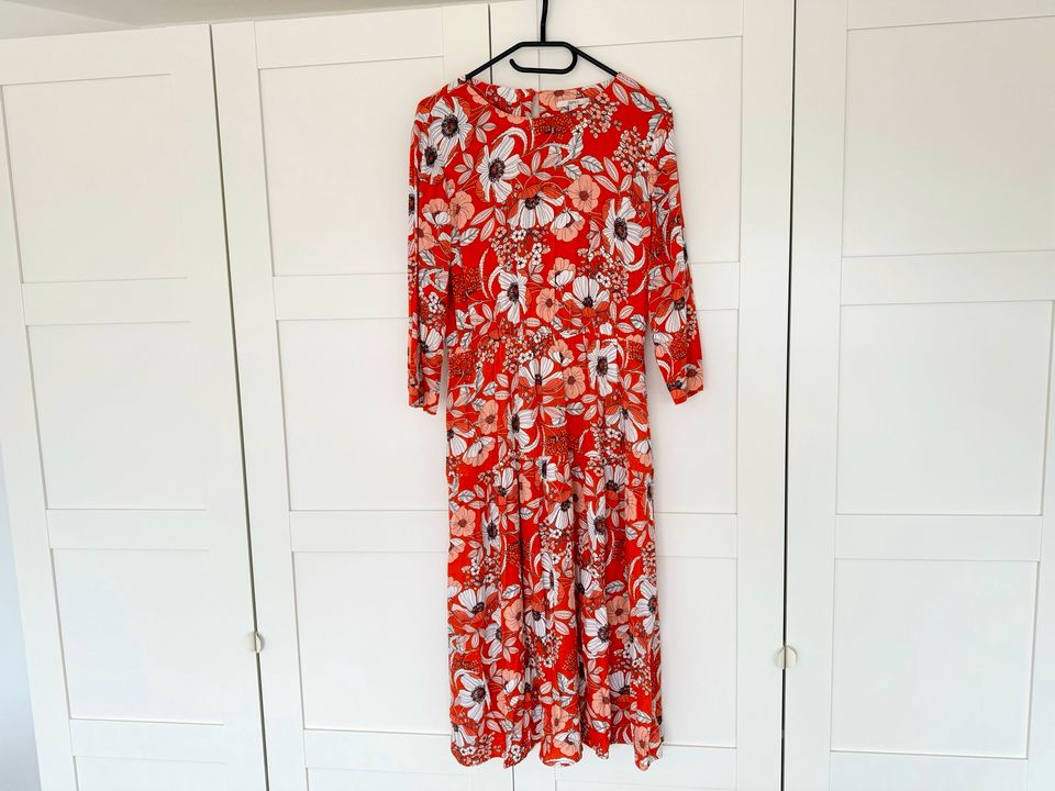 Sommerkleid Blumen orange Größe 38 Esprit wie neu in Essen