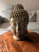 Buddha Kopf Gold 33cm auf 20cm Baden-Württemberg - Esslingen Vorschau
