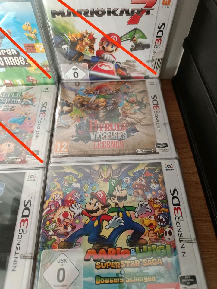 Nintendo 3DS DS Spiele sealed (Mario, Luigi, Zelda, Dragonquest) in Chemnitz