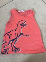 ✨H&M Shirt Tanktop orange Gr.98/104 Dino T-Rex✨ Niedersachsen - Calberlah Vorschau