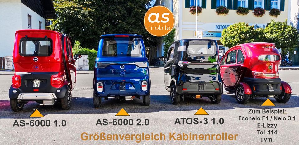E-Kabinenroller Mofaauto Mopedauto Microcar 45 km/h 25m km/h in Nürnberg (Mittelfr)