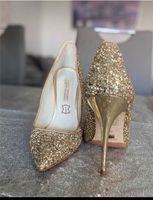 Buffalo London Stilettos in Gold Glitzer 37 Top Frankfurt am Main - Niederursel Vorschau