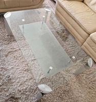 Couchtisch Glas Tisch Wohnzimmer Jugendzimmer Silber chrom  Top Dortmund - Innenstadt-West Vorschau