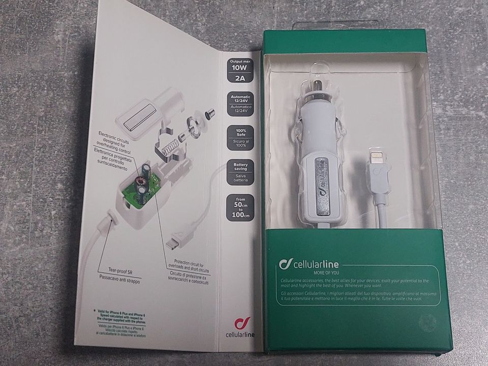 Cellularline Car Charger 10W und Ultra für iPhone in Neustadt b.Coburg