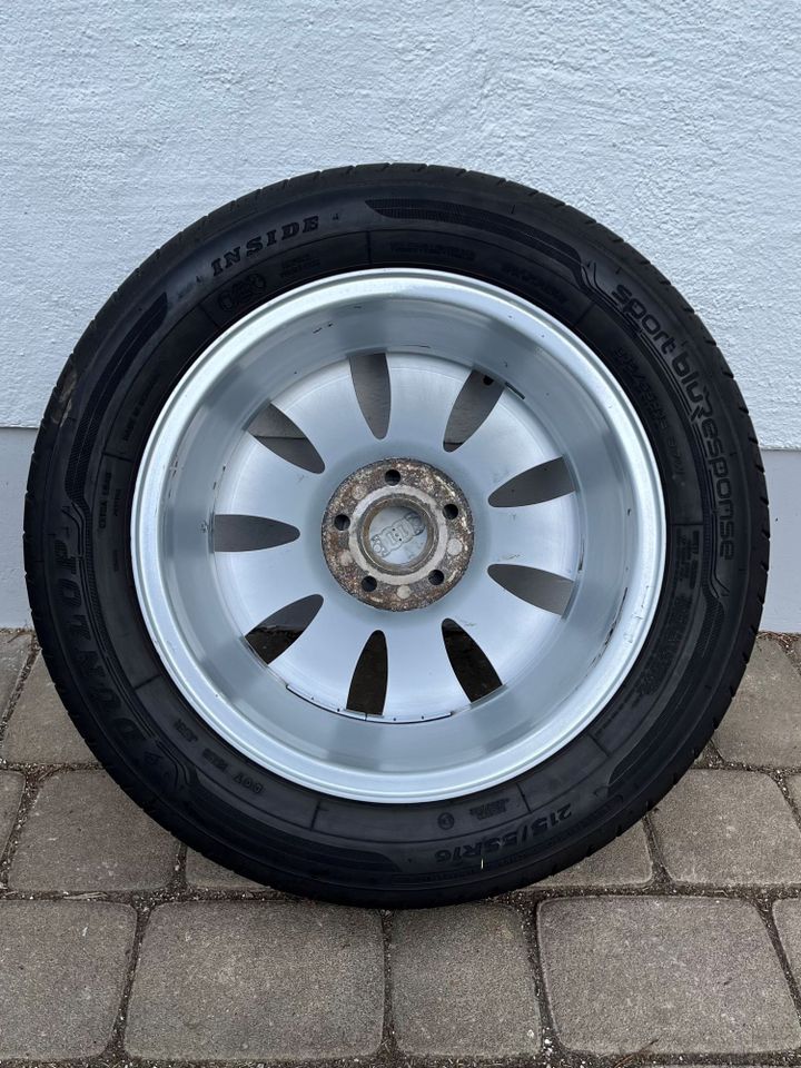 4 Original Audi A4 B8 16 Zoll Alufelgen Sommerreifen Dunlop Sport in München