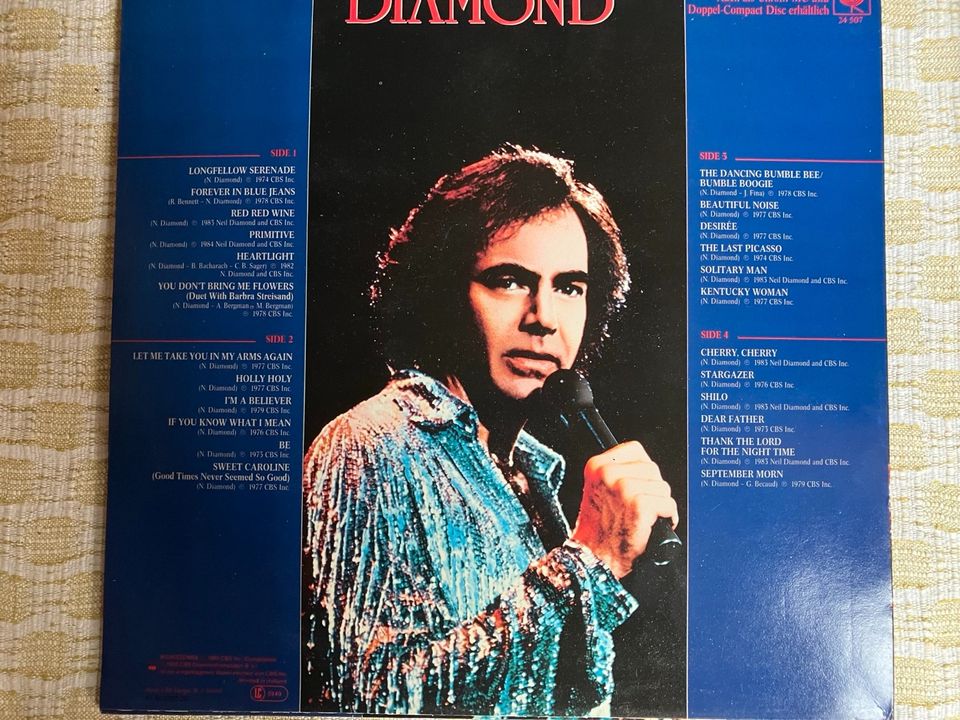 2 LP‘s von Neil Diamond in Altdorf