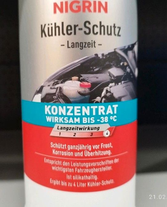 Nigrin Kühler-Schutz Langzeit Konzentrat 1L bis - 38 grad in Offenburg