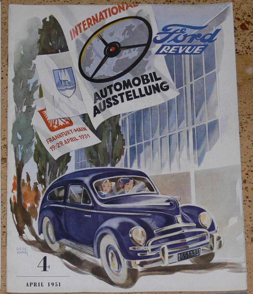 FORD Revue, Jahrgang 1951, Ausg 1 2 3 4 6 7 8 9 10 11 12 in Höxter