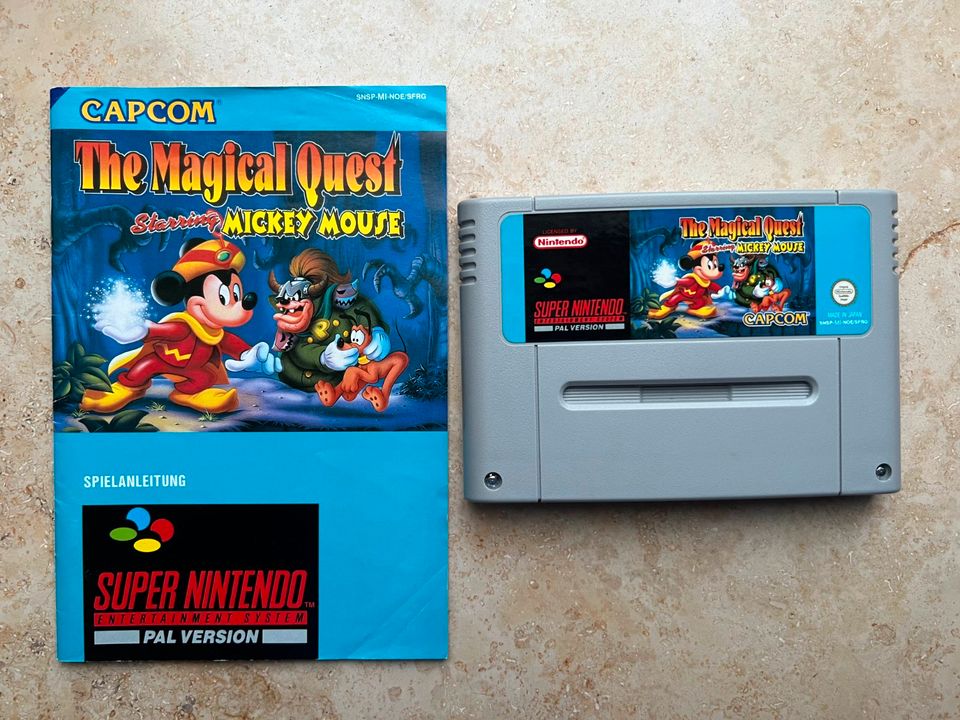 SNES Spiel Mickey Mouse Magical Quest + Anleitung in Hamburg