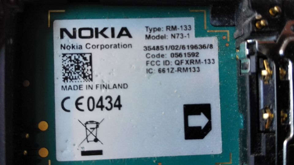 Nokia N73-1 Typ RM-133 Bitte Lesen ungeprüft in Berlin