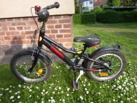 PUKI ZLX 16 Kinderfahrrad, schwarz m. roten Reflektoren Nordrhein-Westfalen - Oberhausen Vorschau