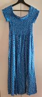 Blaues langes Kleid mit Beinschlitz Hessen - Guxhagen Vorschau