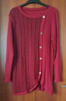 Tunika Stretch Longshirt Strick Pullover rot Gr. 40/42/L/XL Baden-Württemberg - Calw Vorschau