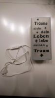 Tischlampe eckig "Träume nicht dein Leben, lebe deinen Traum" Bochum - Bochum-Mitte Vorschau