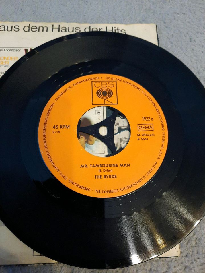 The Byrds Mr. Tambourine man Schallplatte 7" Single Vinyl in Möglingen 