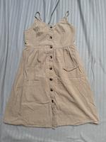 Kleid Leinenoptik sandfarben Gr. S 36 Shein Bayern - Bad Kissingen Vorschau
