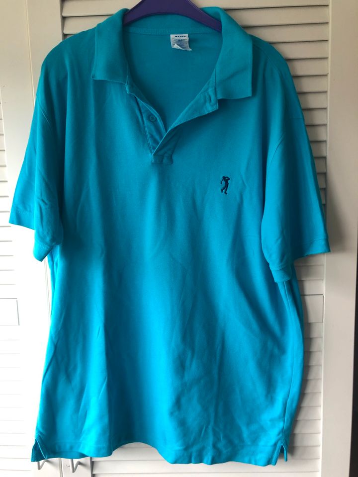 Polo-Shirt Golf XL türkis 100%Baumwolle in Taunusstein