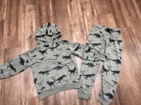 H&M 122 wie neu Hoodie Jogginghose Set Dino Khaki Niedersachsen - Stolzenau Vorschau