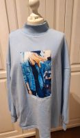 Schöner blauer Pulli mit Print Gr.XS/ S oversize Nordrhein-Westfalen - Geilenkirchen Vorschau