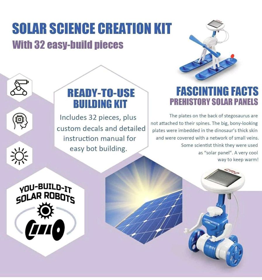 CIRO Wissenschaftsset Solar Roboter Modul 6 in 1 8+ in Hamburg