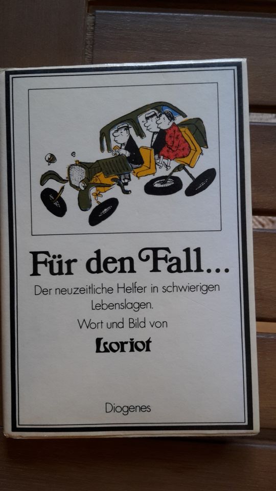 Loriot Buch "Für den Fall ..."  Karikaturen Diogenes in Nassau