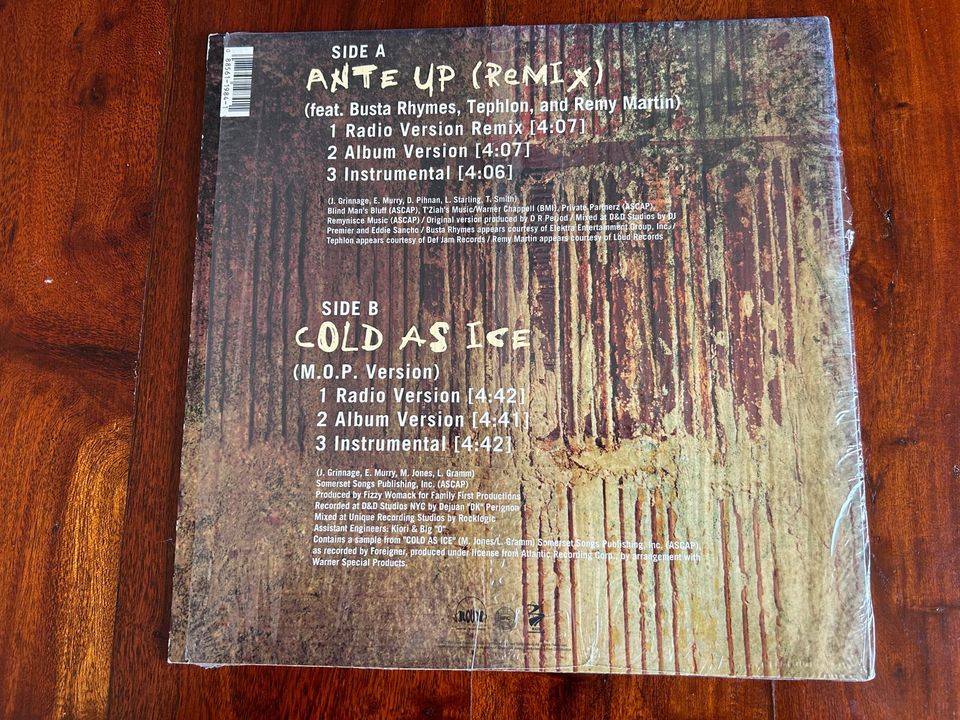 MOP - Ante UP Remix  Vinyl in Lohe-Rickelshof