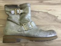 Jimmy Choo Youth Gold Glitter Biker Boots Köln - Weidenpesch Vorschau