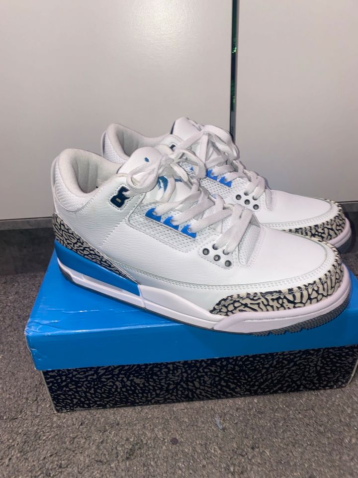 Jordan 3 Retro Babyblau in Bad Hersfeld