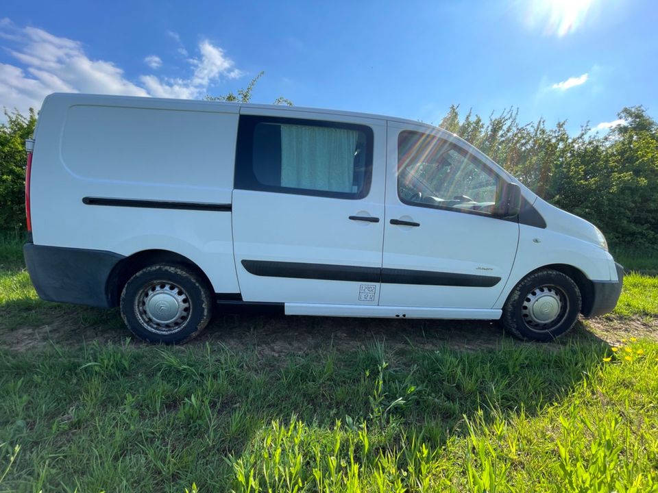 Jumpy L2H1 2.0 HDI Camper Selbstausbau m. Standheiz.,Solar+AHK in Waldstetten