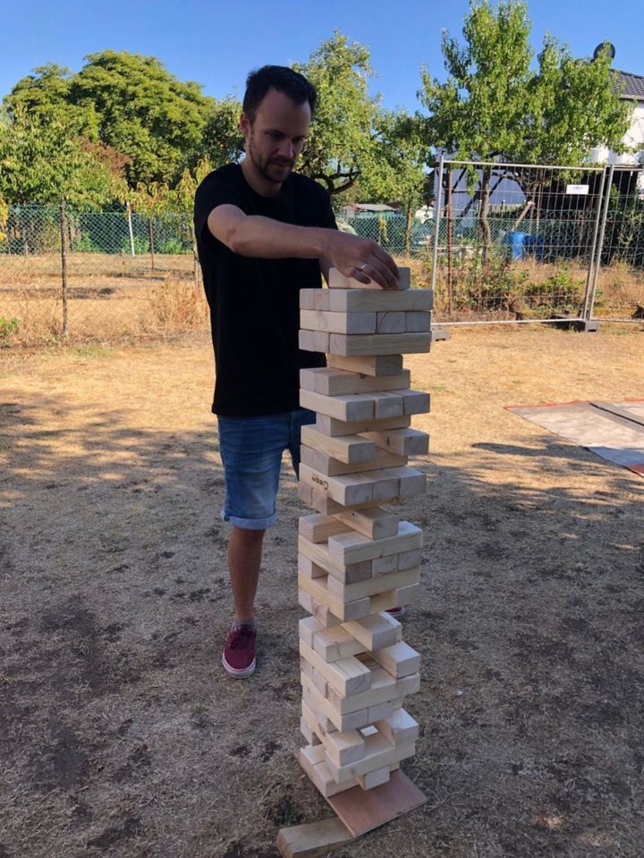 XL Stapelturm, Wackelturm, Turmspiel mieten für Ihre Veranstaltun in Saarwellingen