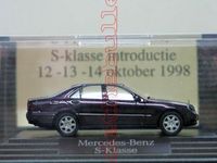 Mercedes S-Klasse W220 INTRODUCTIE 1998 Sondermodell rot WIKING Bayern - Freilassing Vorschau