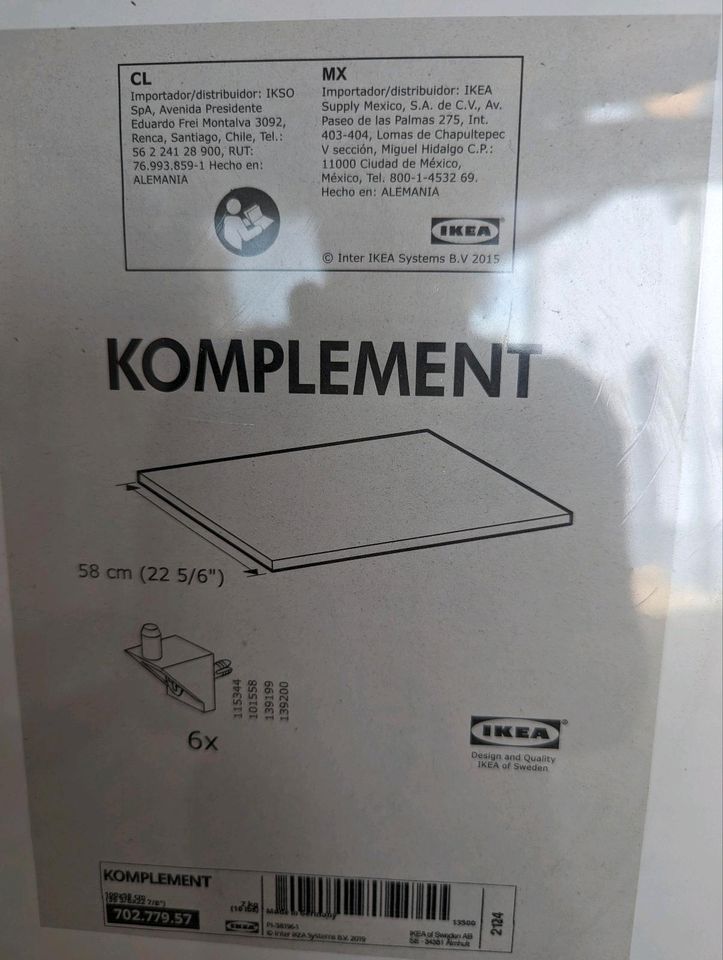 Ikea Komplement neu verpackt in Ludwigsburg