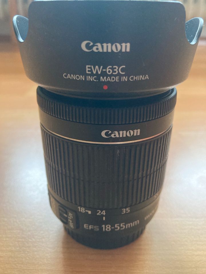 Canon Objektiv EF-S 18-55mm 58mm mit Filter in Kirchenlamitz