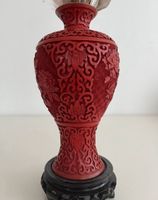 Vase chinesische carved laquer Bayern - Regensburg Vorschau