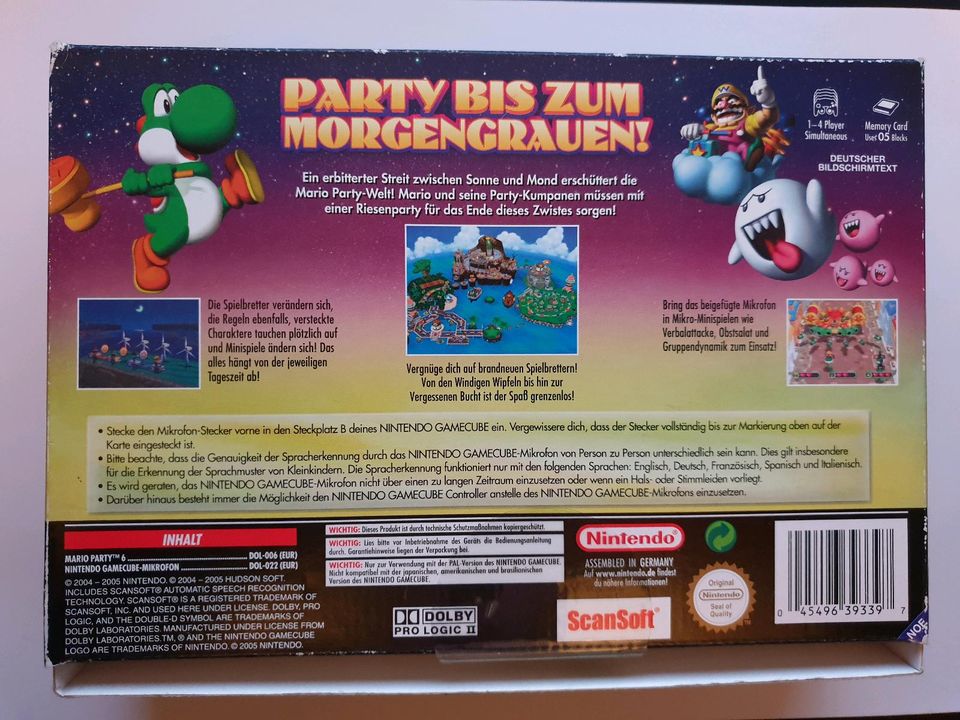 Mario Party 6/Gamecube - Mikrofon&OVP in Dülmen