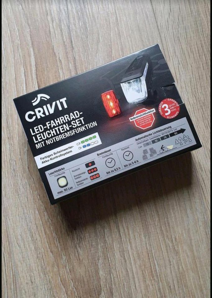 CRIVIT LED Fahrradleuchten Set Fahrradlicht Fahrradbeleuchtung in Sachsen -  Chemnitz | Fahrrad Zubehör gebraucht kaufen | eBay Kleinanzeigen ist jetzt  Kleinanzeigen