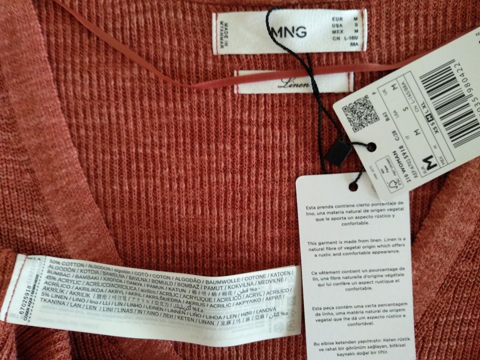 Pullover Gr. M Strick (50% Baumwolle-Leinen) neu in Regensburg