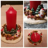 Weihnachtlicher Kerzenhalter aus Keramik Sachsen - Dommitzsch Vorschau