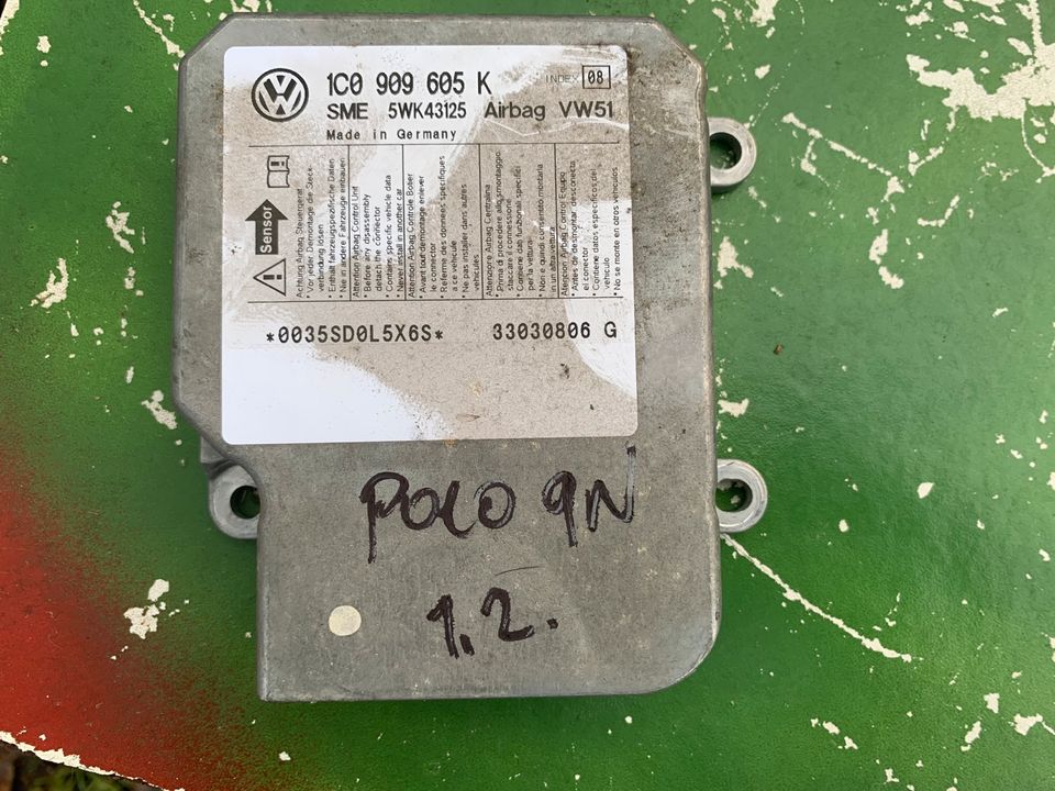 vw polo 9n 1,2 Airbag steuergerät 1C0 909 65K in Bayern - Baar-Ebenhausen |  Ersatz- & Reparaturteile | eBay Kleinanzeigen ist jetzt Kleinanzeigen