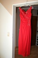 Kleid Abendkleid Partykleid rot mit Paillettenapplikation Gr. 34 Niedersachsen - Oldenburg Vorschau