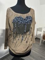 Key Largo süßes Shirt NEU ❤️ Gr. M Glitzer NP € 49,90 Niedersachsen - Schüttorf Vorschau