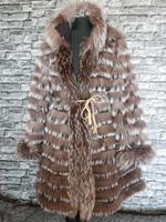 Neu Silberfuchs Wende Jacke Mantel echtfell Pelz 40 M grau Bayern - Burgau Vorschau